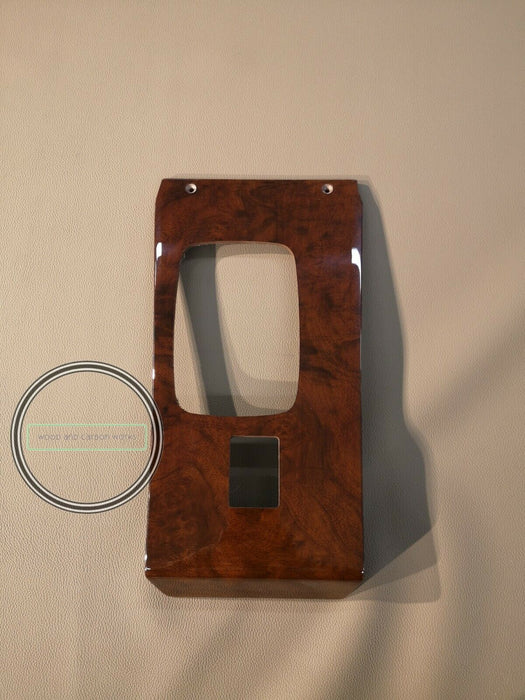 Mercedes R107 SL Center Console Gear Shift Wood Trim Burlwood 560SL