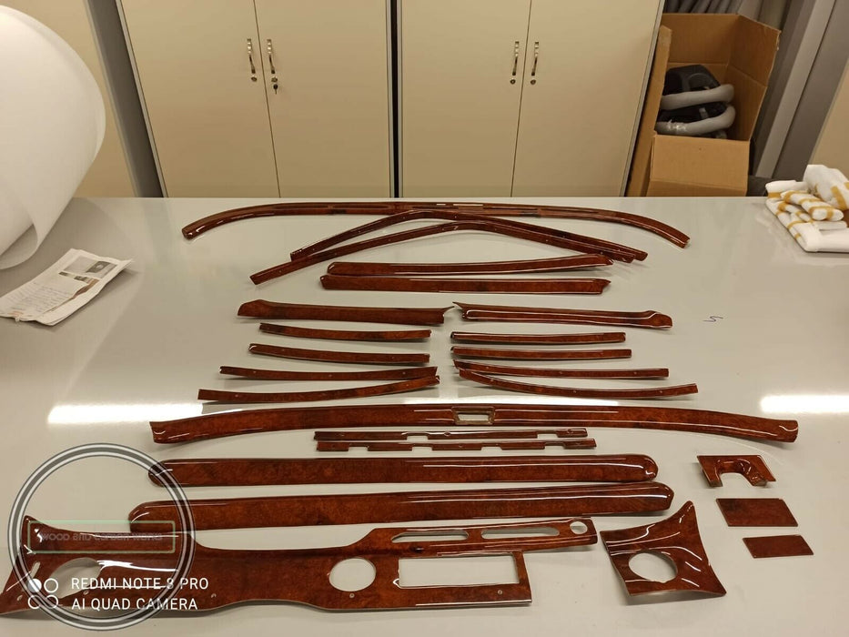 Mercedes Wood Trim Set for w108 RHD interior LIGHT BURLED 250S 300SEL 280SE