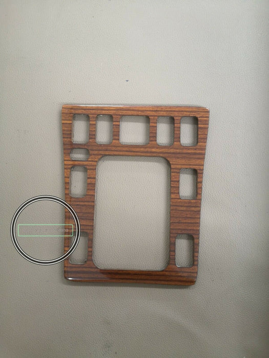 Mercedes W201 wood trim Center Console Shifter Bezel Zebrano