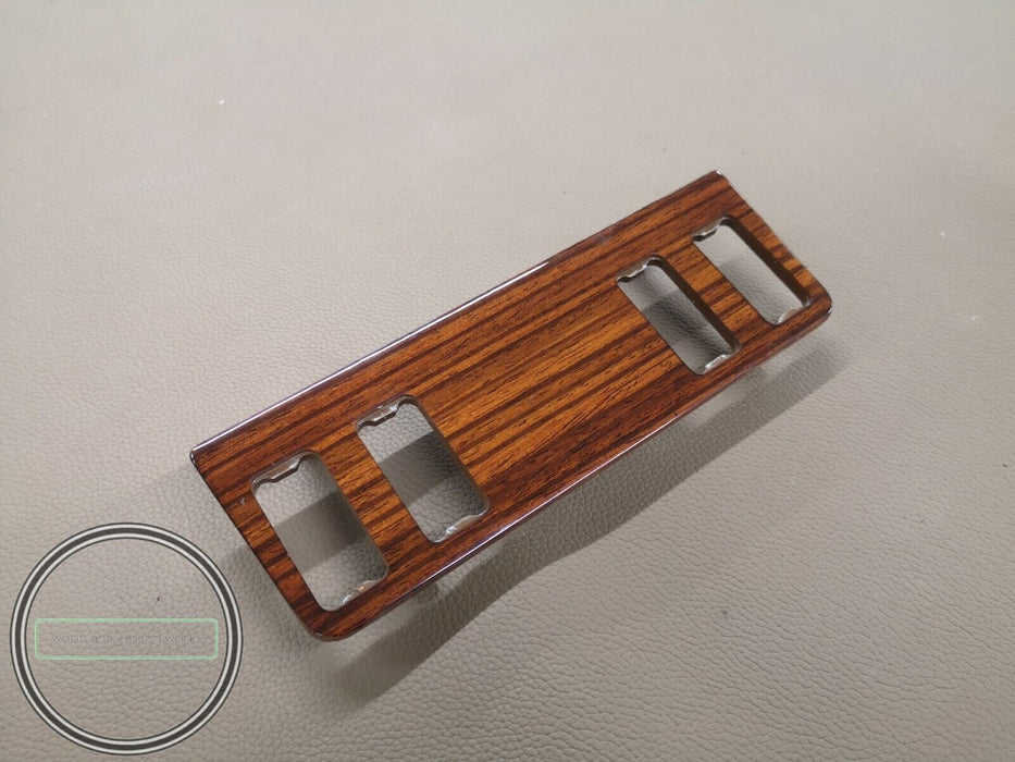 Mercedes W123 C123 Zebrano Button Wood Trim 4 Button Version