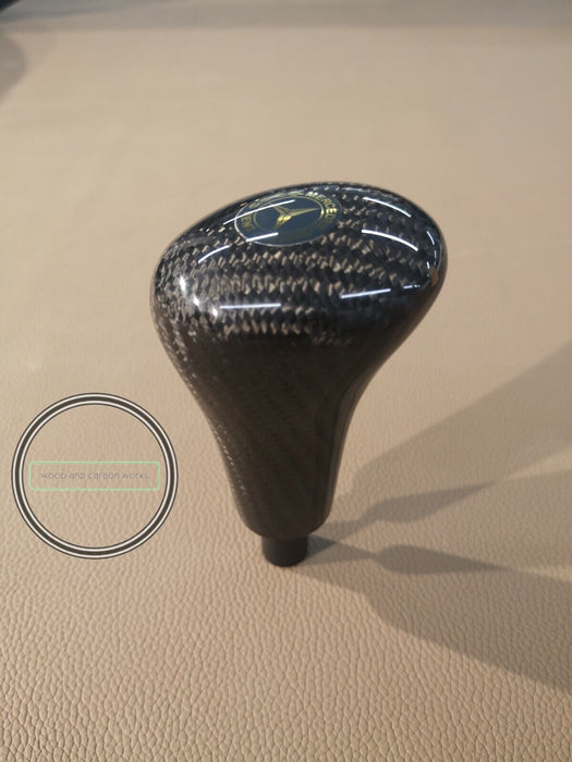 MERCEDES SHIFT KNOB FOR G CLASS W201 W123 W124 MANUEL CARBON LOGO