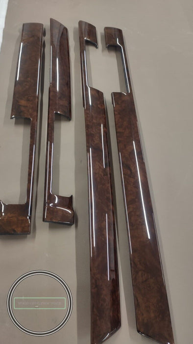 Mercedes W126 SEL AMG Door Trim set Burlwood Wood Trim Set