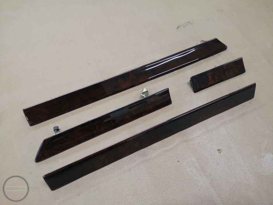 Mercedes W124 Center Dash Slim Trim set Burlwood Trim Wood