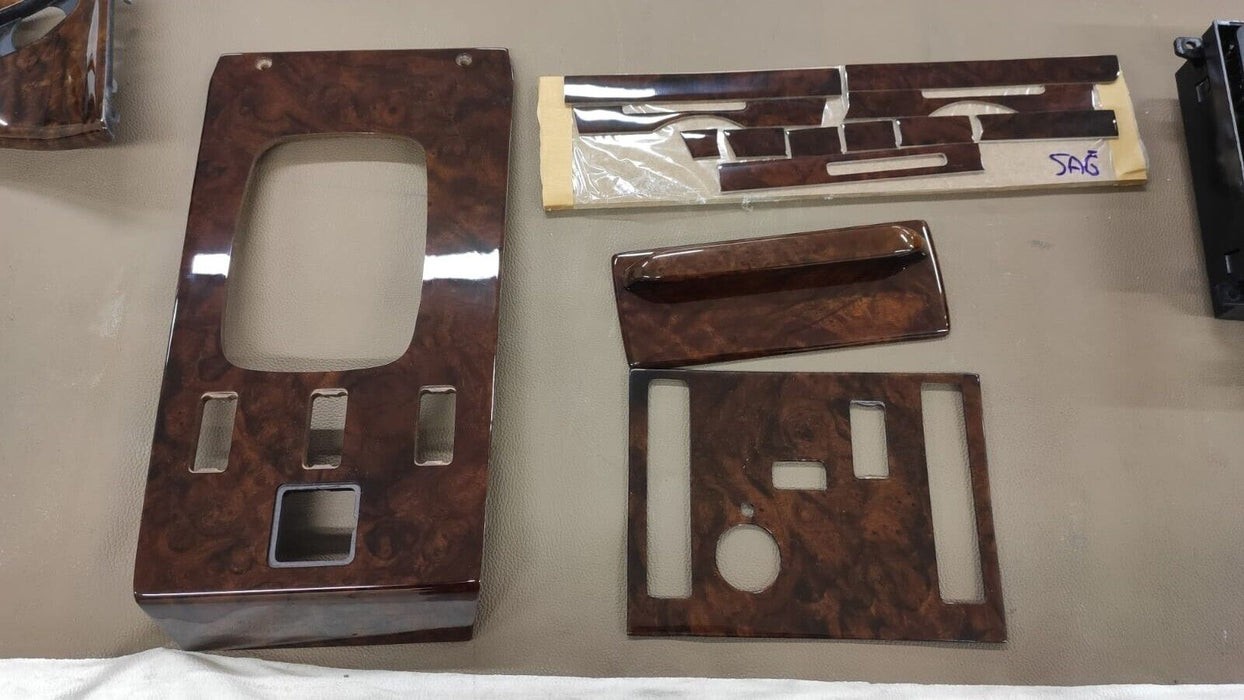 Mercedes R107 280SL wood trim set Burled Walnut Dashboard Trim Set