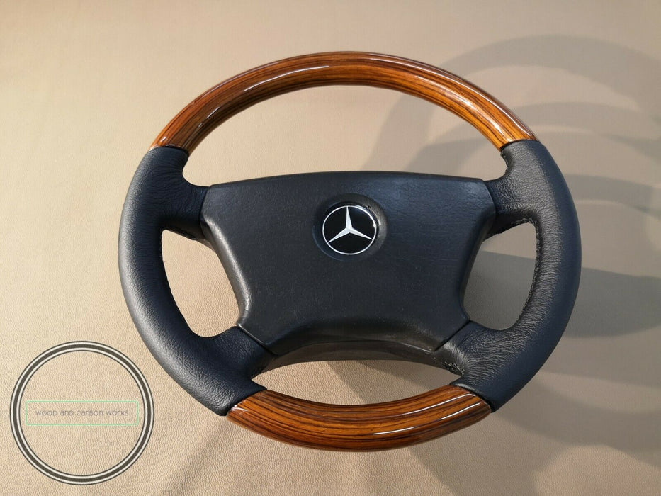 Mercedes R107 W201 W123 W124 Steering Wheel Wood zebrano