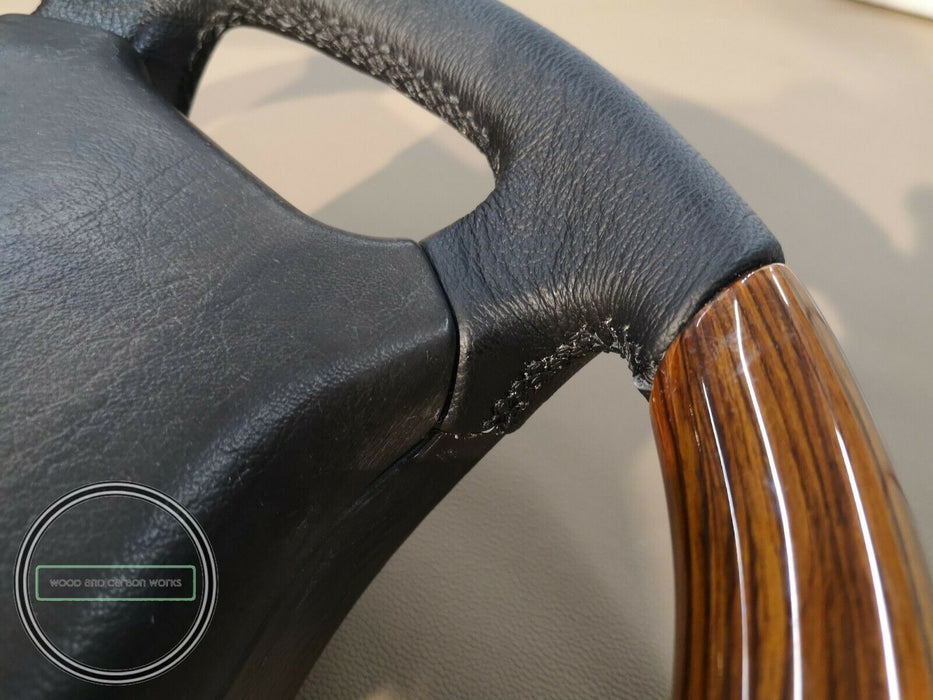 Mercedes R107 W201 W123 W124 Steering Wheel Wood zebrano