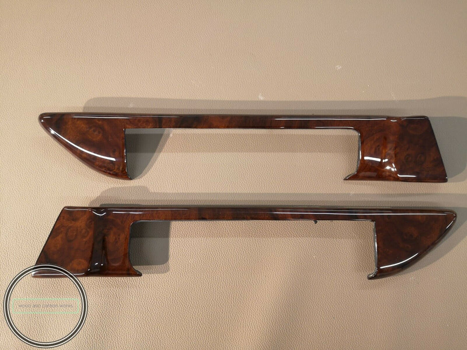 Mercedes Benz C126 Coupe Wood Door Trims W126 Burled Walnut Burlwood Burl