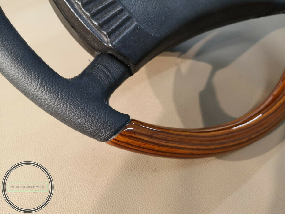 Special Listing Mercedes Wood Steering Wheel Early R107 W123 W115 W114 Ebony