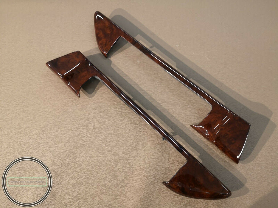 Mercedes Benz C126 Coupe Wood Door Trims W126 Burled Walnut Burlwood Burl