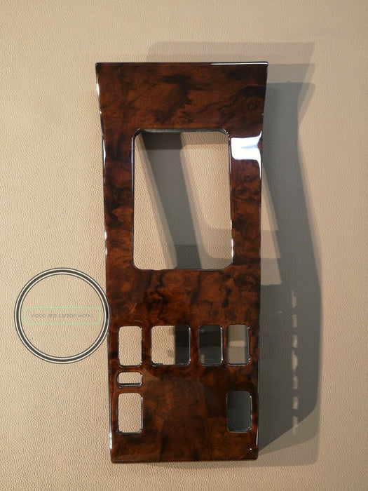 MERCEDES W124 Shift Trim Center console trim Burled Walnut Wood trim fits w124