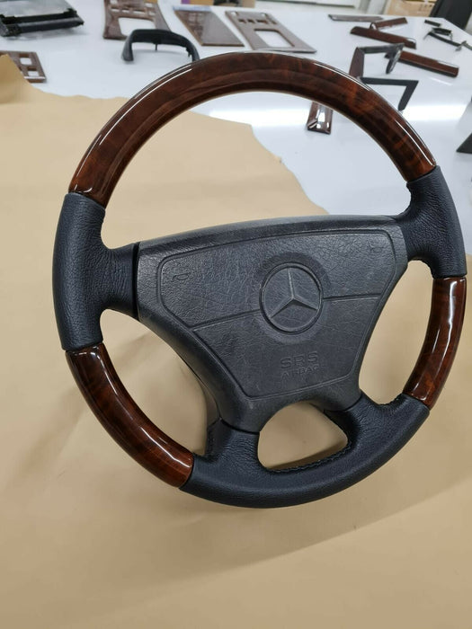 Mercedes W124 W210 W208 W140 R129 W202 Wood sportline steering wheel