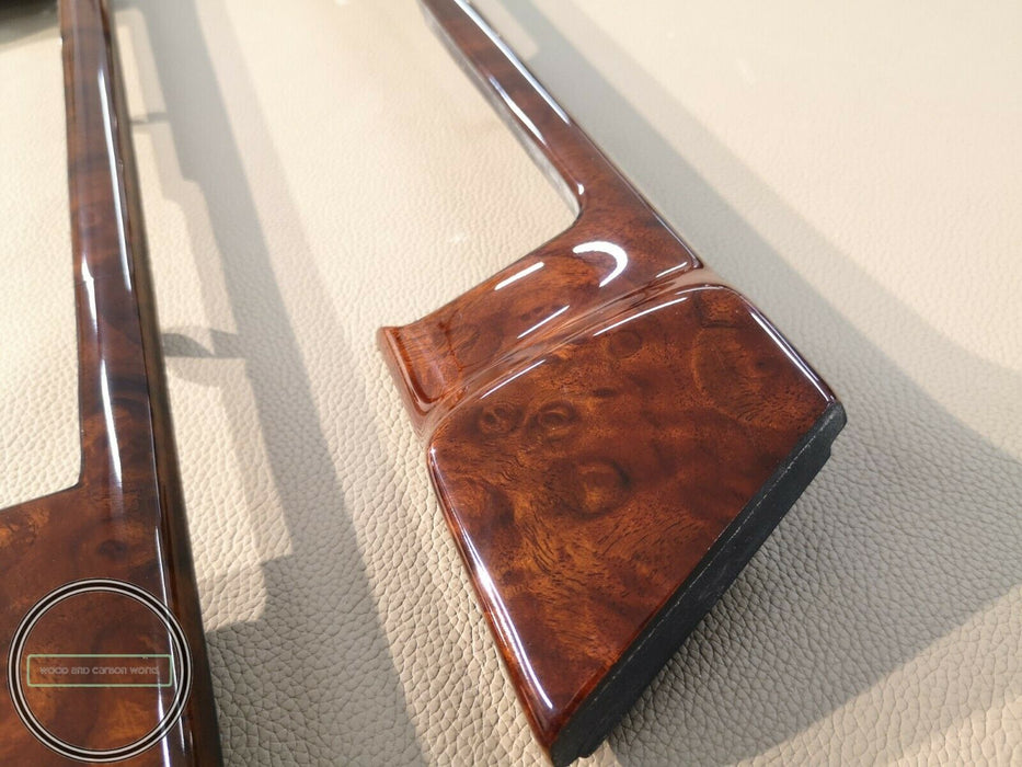 Mercedes Benz C126 Coupe Wood Door Trims W126 Burled Walnut Burlwood Burl