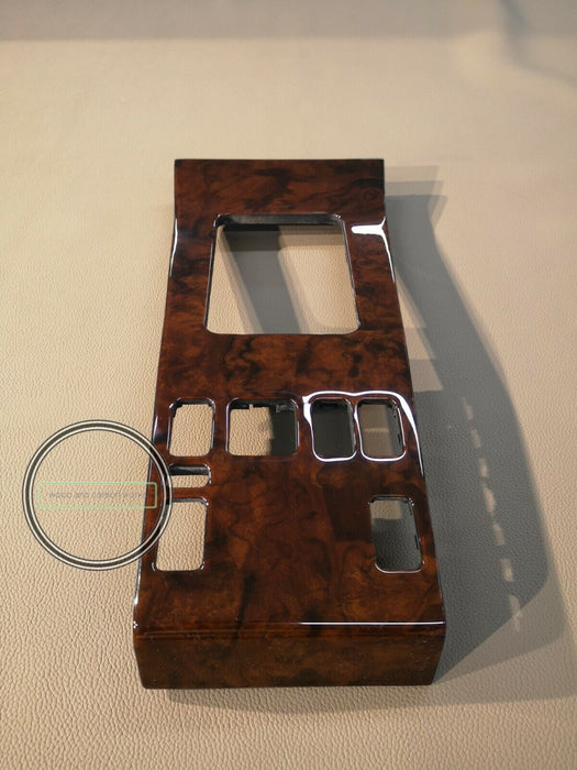 MERCEDES W124 Shift Trim Center console trim Burled Walnut Wood trim fits w124
