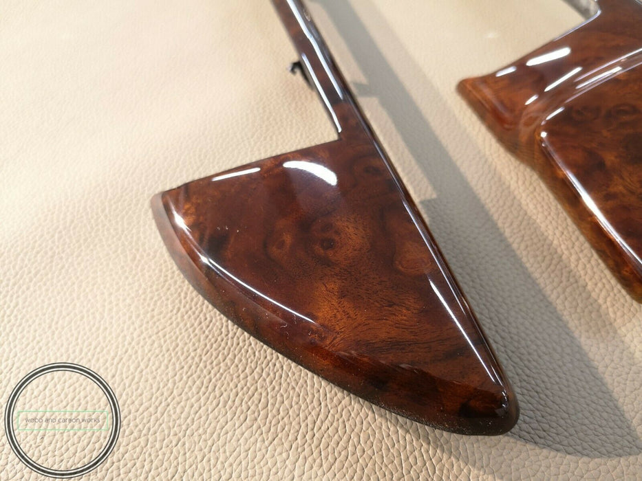 Mercedes Benz C126 Coupe Wood Door Trims W126 Burled Walnut Burlwood Burl