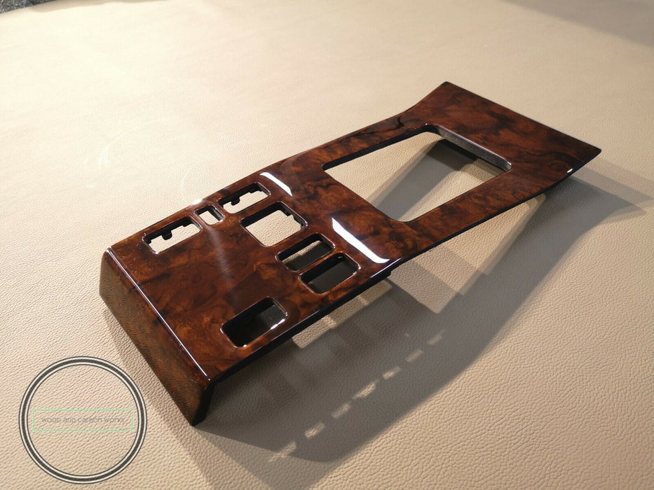 MERCEDES W124 Shift Trim Center console trim Burled Walnut Wood trim fits w124