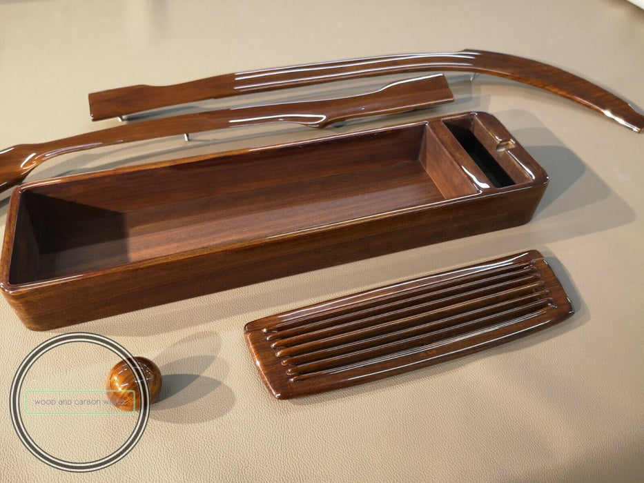 Mercedes Benz W113 Wood Trim Set 250sl 230sl 280sl Pagoda Plain Walnut GLOSS LHD