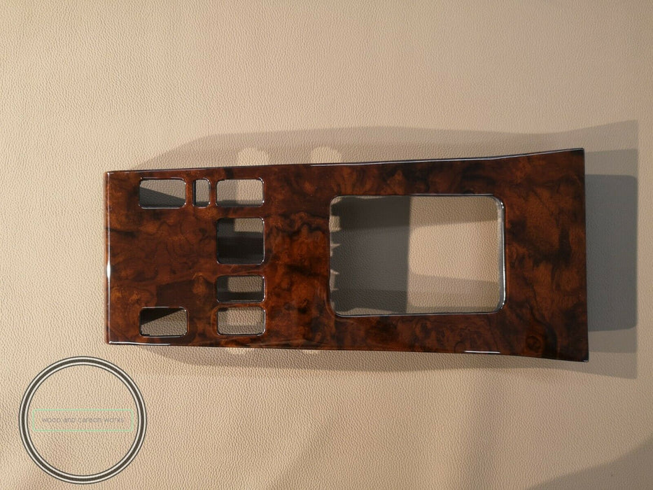 MERCEDES W124 Shift Trim Center console trim Burled Walnut Wood trim fits w124