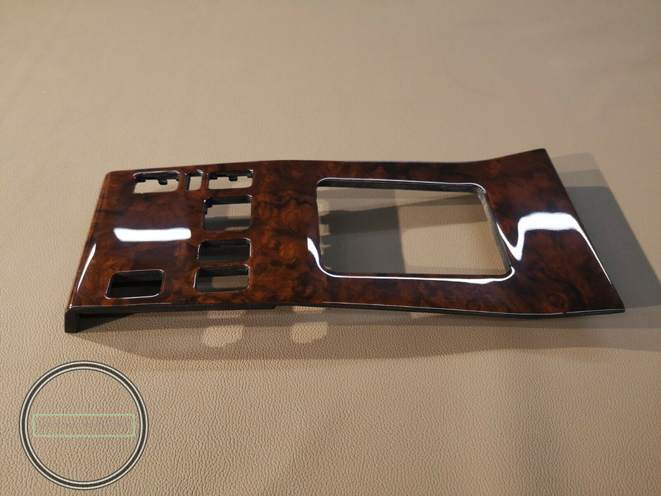 MERCEDES W124 Shift Trim Center console trim Burled Walnut Wood trim fits w124