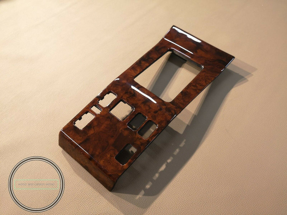 MERCEDES W124 Shift Trim Center console trim Burled Walnut Wood trim fits w124