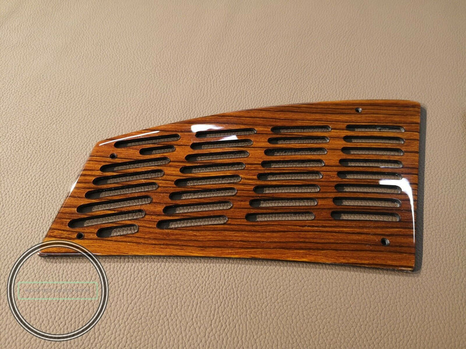 W126 mercedes front Speaker Cover Wood Fits sedan Zebrano 2pc