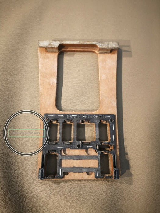 Mercedes W126 500SEL 560SEL 560sec Burled Trim Center Shift Console Repro
