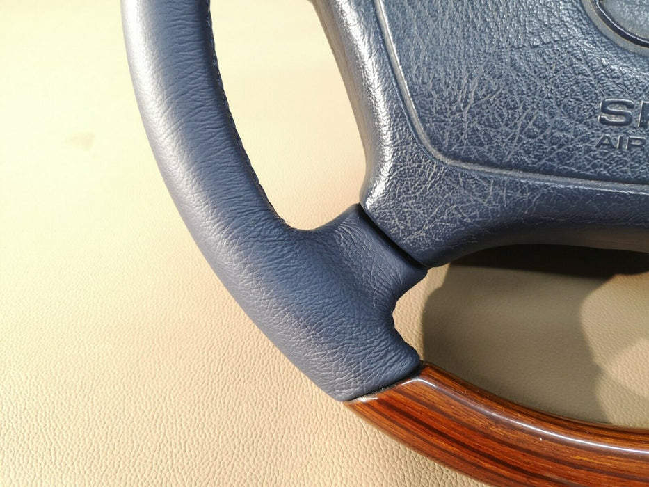 Mercedes Benz Wood Steering Wheel w124 w140 w202 w208 w210 Zebrano Blue