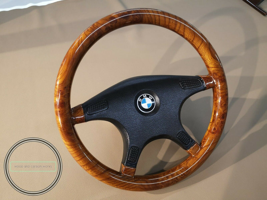 BMW e30 e34 e32 wood steering wheel BMW 7 Serie
