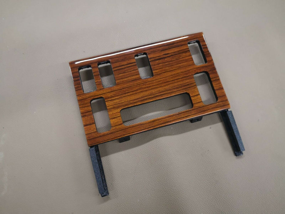 Mercedes W126 Climate Wood Zebrano 500SEL 560SEL  Climate Panel Repro.