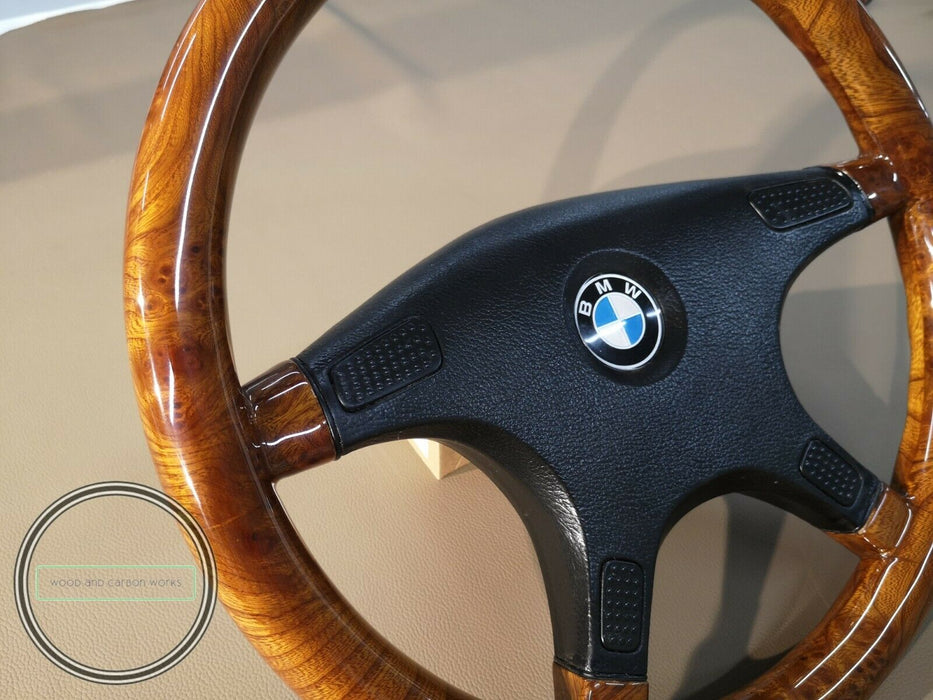 BMW e30 e34 e32 wood steering wheel BMW 7 Serie