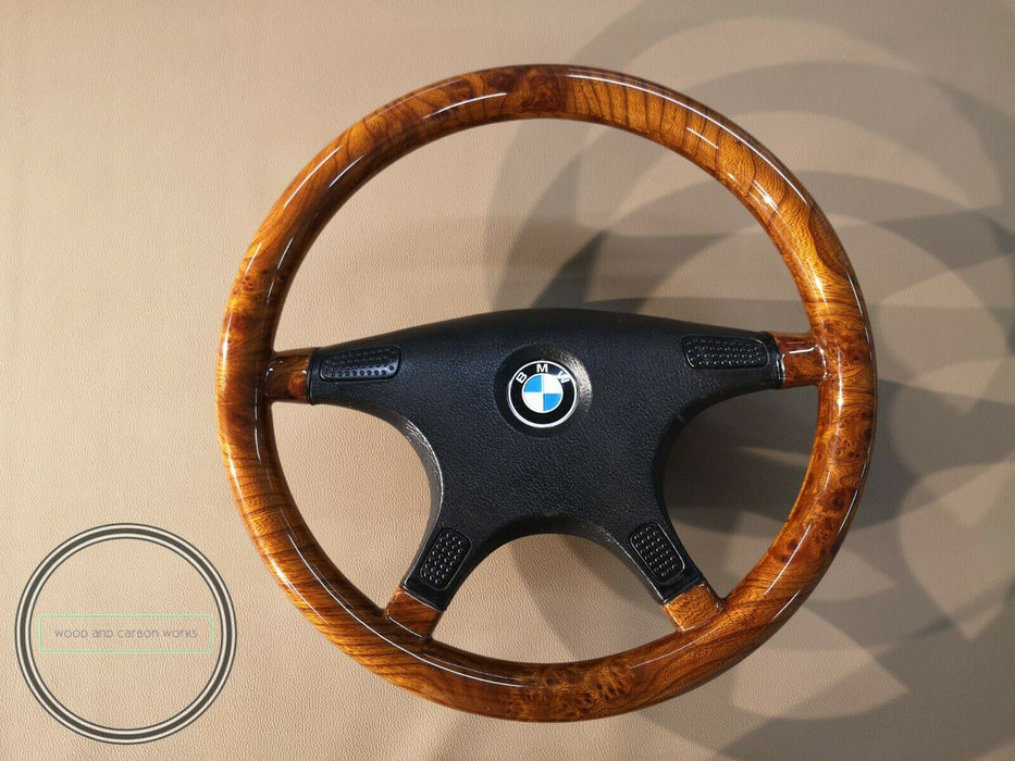 BMW e30 e34 e32 wood steering wheel BMW 7 Serie