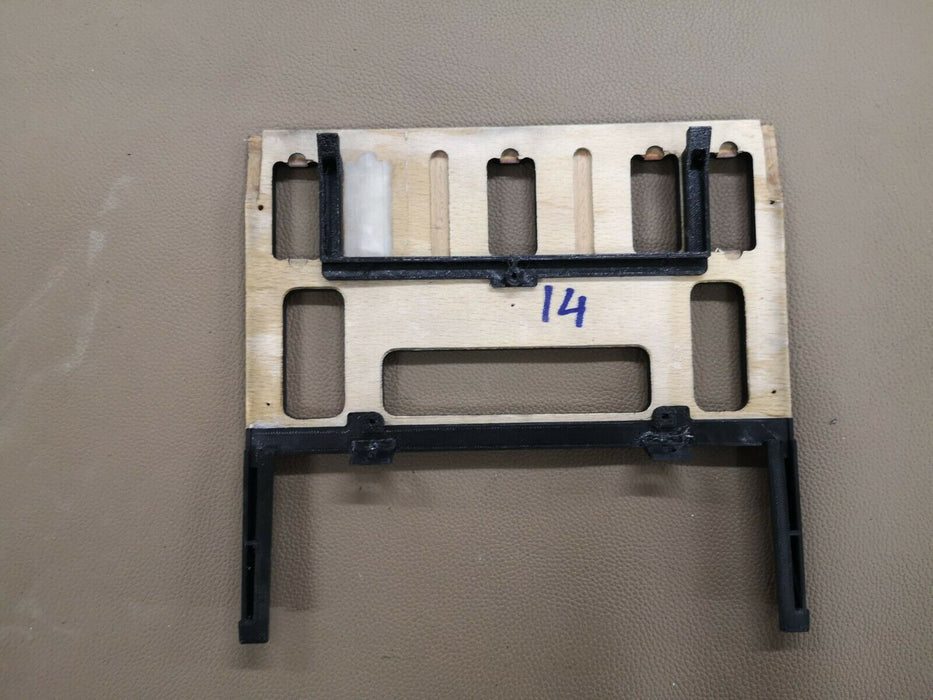 Mercedes W126 Climate Wood Zebrano 500SEL 560SEL  Climate Panel Repro.