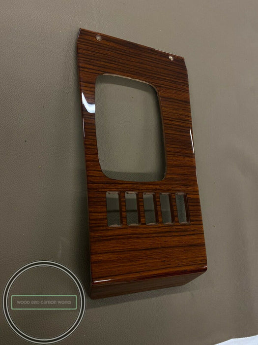 Mercedes R107 SL Center Console Gear Shift Wood Trim Burlwood 560SL