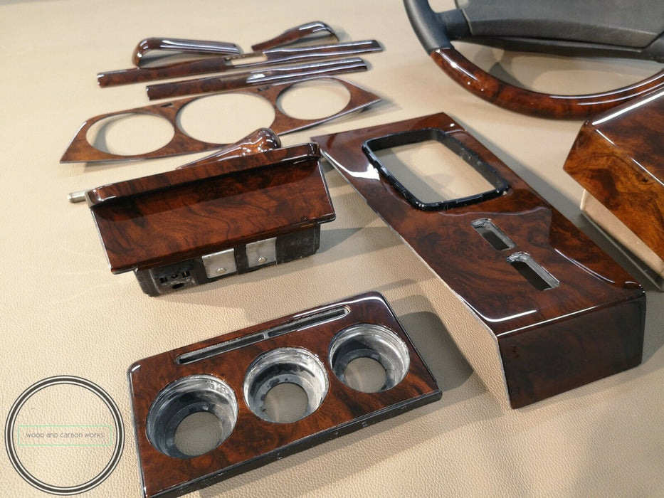 Mercedes Benz Wood Trim Full set for W123 Dashboard C123 Burled Walnut Burlwood