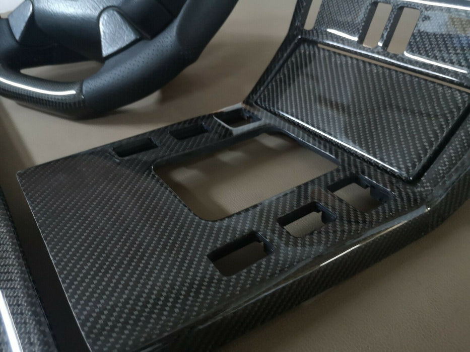 Mercedes Benz R129 Carbon Trim set SL 96-02 with steering wheel set Dashboard