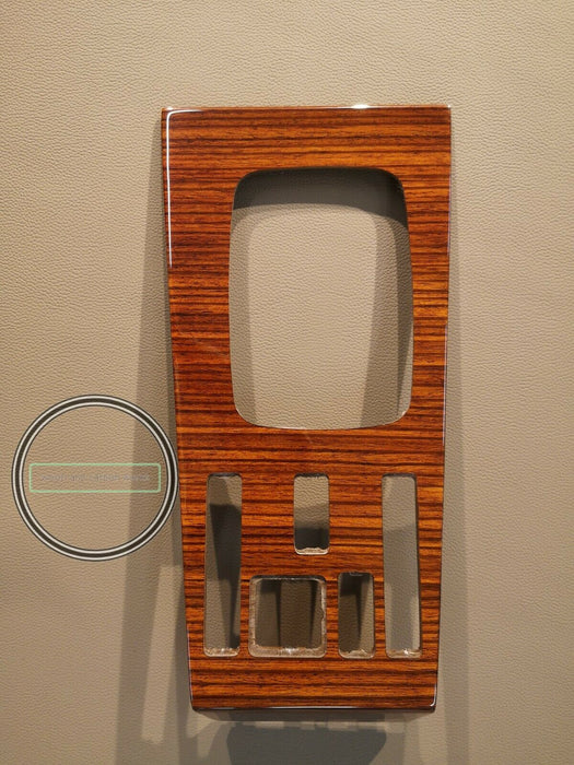 Mercedes W123 Center Console Shift Trim Zebrano W123 Wood Trim