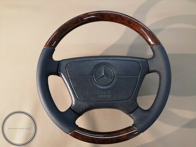 Mercedes w462 Wood Steering Wheel w124 fits w140 w202 w208 w463 W462 G