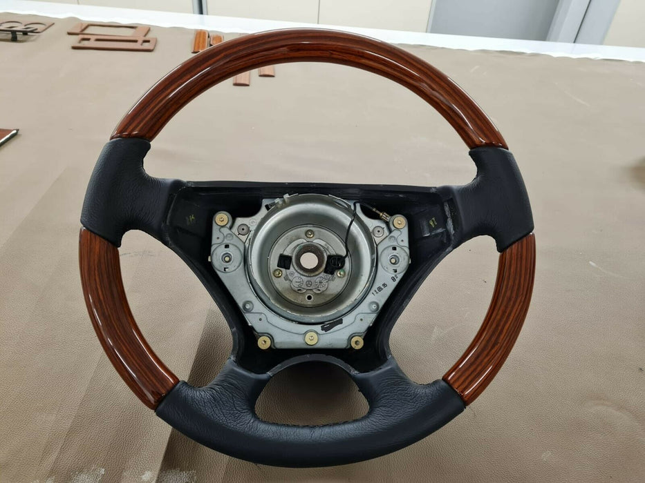Mercedes sportline steering wheel W124 W210 W208 W140 zebrano