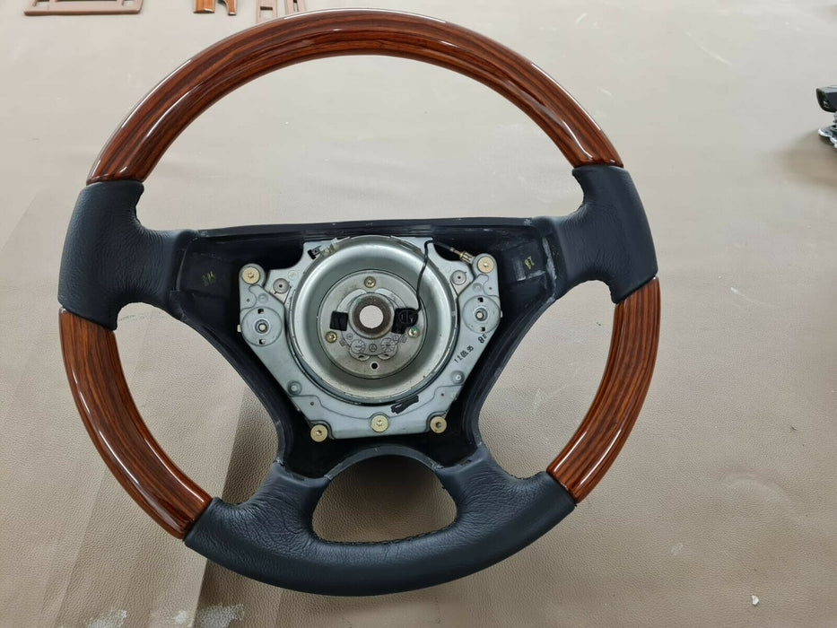 Mercedes sportline steering wheel W124 W210 W208 W140 zebrano