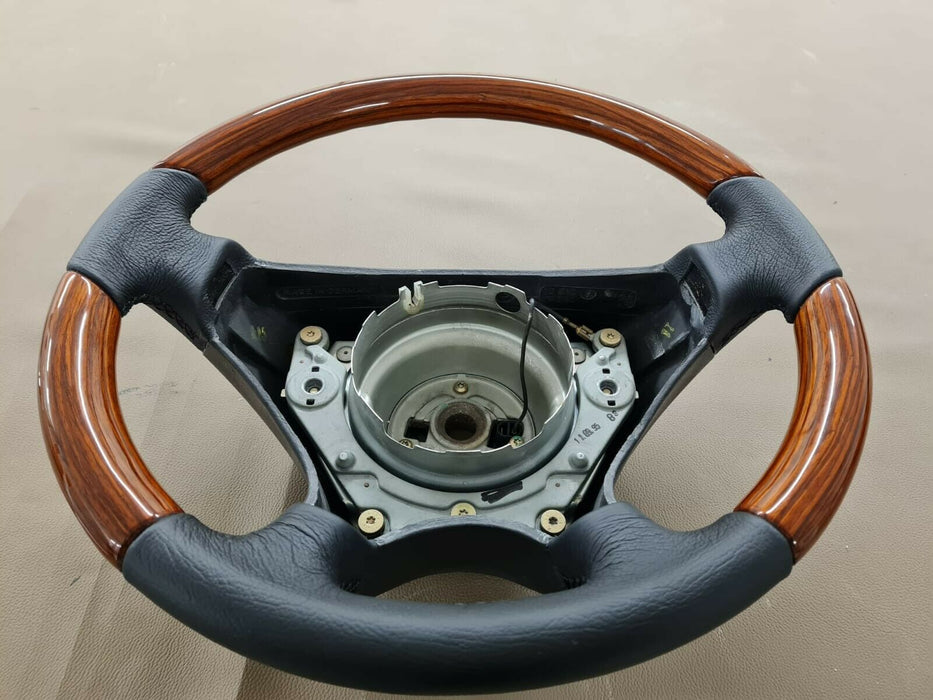 Mercedes sportline steering wheel W124 W210 W208 W140 zebrano