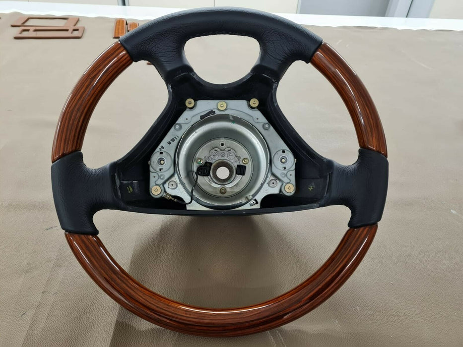 Mercedes sportline steering wheel W124 W210 W208 W140 zebrano