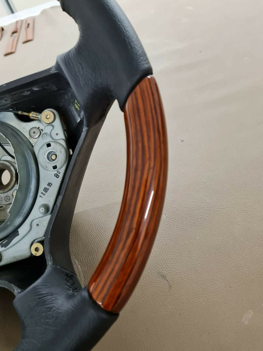 Mercedes sportline steering wheel W124 W210 W208 W140 zebrano