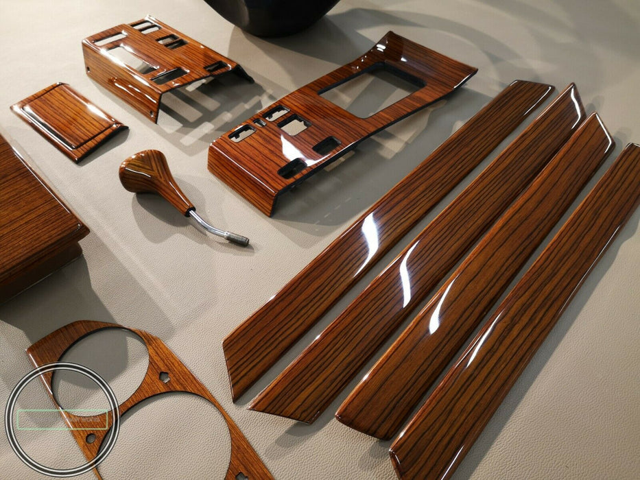 Mercedes W124 Wood Trim Zebrano set W124 300 w124 500E MERCEDES 300Ce