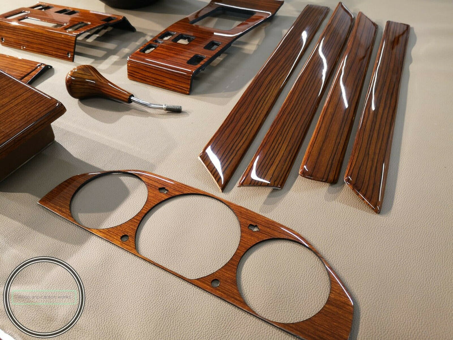 Mercedes W124 Wood Trim Zebrano set W124 300 w124 500E MERCEDES 300Ce