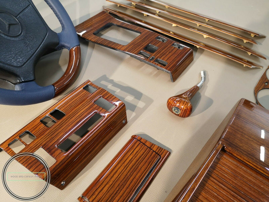 Mercedes W124 Wood Trim Zebrano set W124 300 w124 500E MERCEDES 300Ce