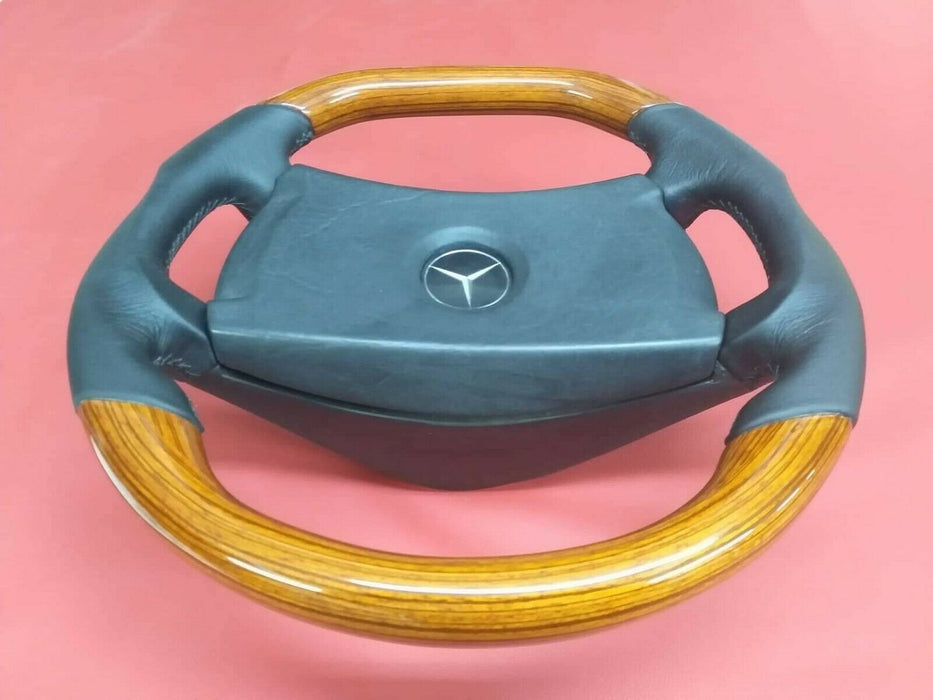 Mercedes Benz AMG w107 w123 W124 W126 W201 Wood Steering Wheel Zebrano