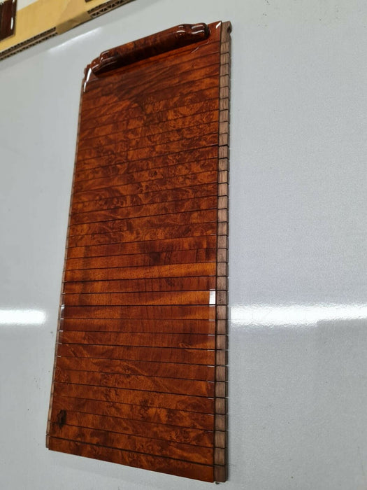 Mercedes Benz SL R129 Wood Blind center console accordion Walnut Burlwood 97-01