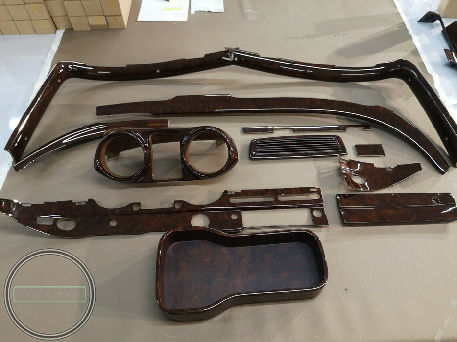 Mercedes W111 Coupe Wood Trim W112 Wood Set Walnut Burl 280se 300se Dashboard