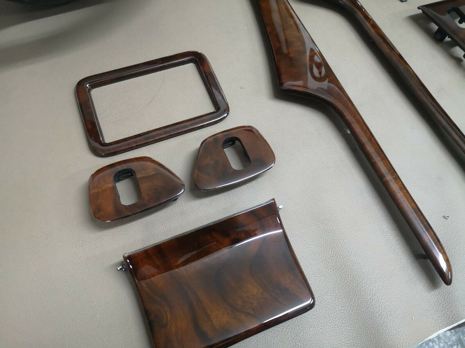 96-98 Mercedes Benz Wood Trim Set W210 E55 AMG E430 E320 E300 E420