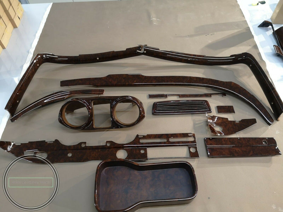 Mercedes W111 Coupe Wood Trim W112 Wood Set Walnut Burl 280se 300se Dashboard