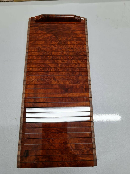 Mercedes Benz SL R129 Wood Blind center console accordion Walnut Burlwood 97-01